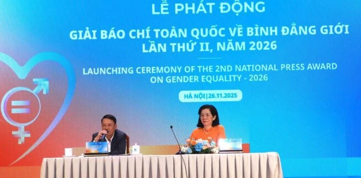Lễ phát động Giải Báo chí toàn quốc về bình đẳng giới lần thứ II