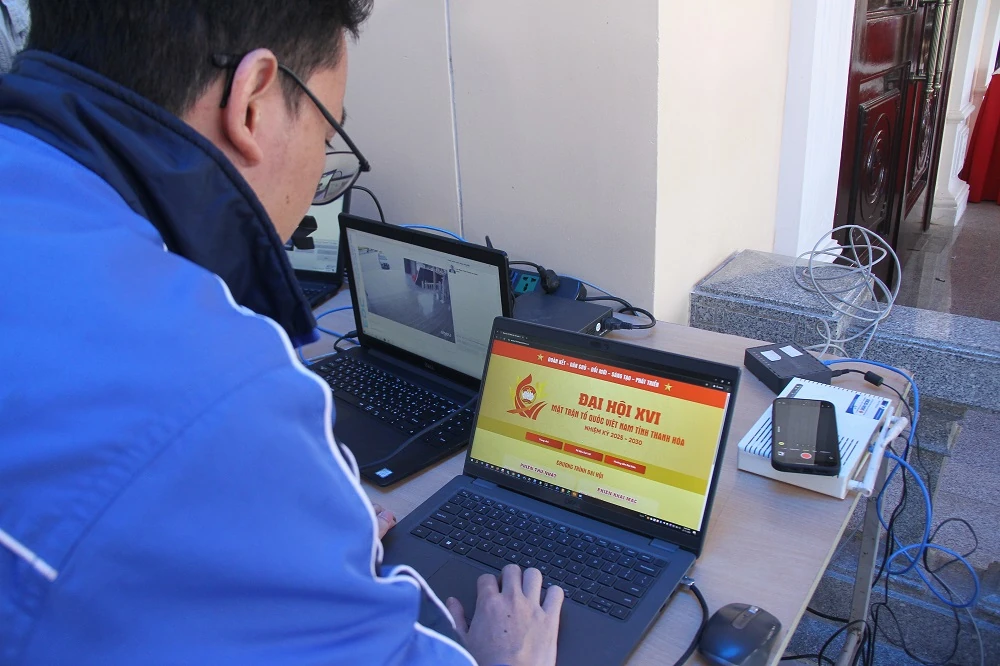 VNPT Thanh Hóa cung cấp dịch vụ số phục vụ Đại hội MTTQ tỉnh lần thứ XVI