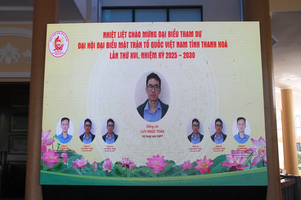 VNPT Thanh Hóa cung cấp dịch vụ số phục vụ Đại hội MTTQ tỉnh lần thứ XVI