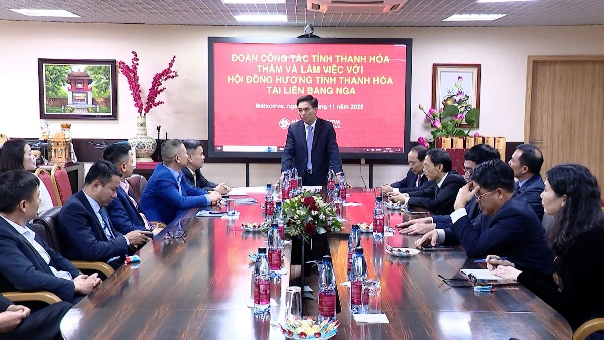 Đoàn đại biểu cấp cao tỉnh Thanh Hóa thăm và làm việc tại Liên bang Nga