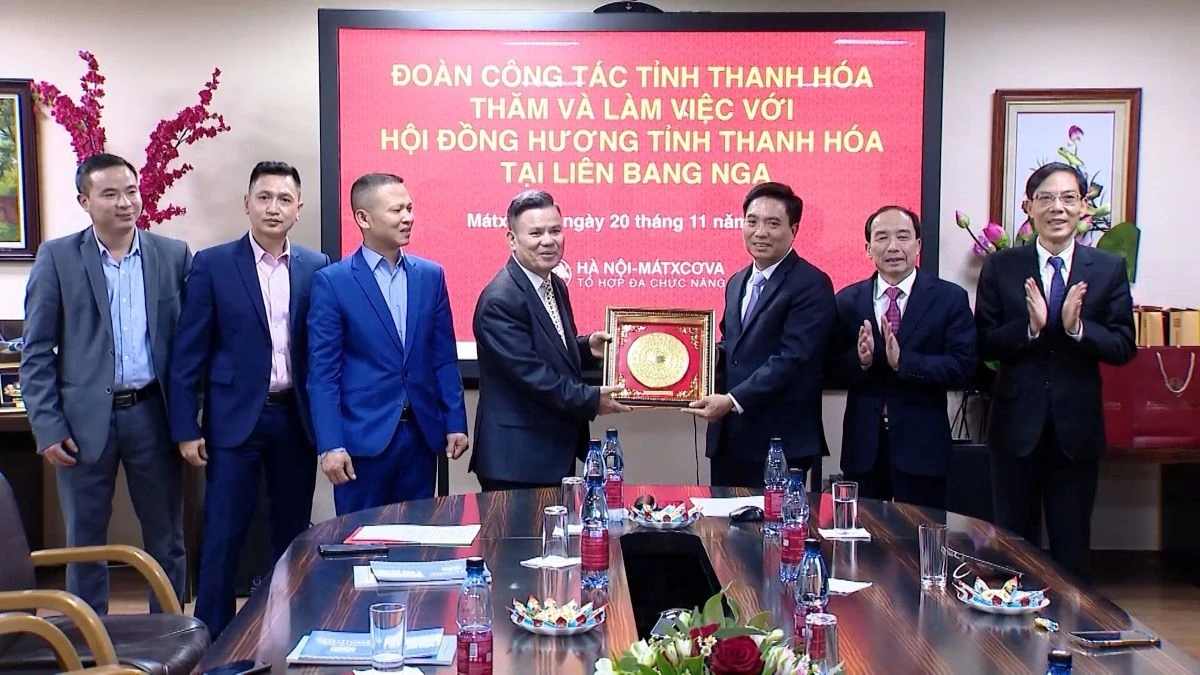 Đoàn đại biểu cấp cao tỉnh Thanh Hóa thăm và làm việc tại Liên bang Nga