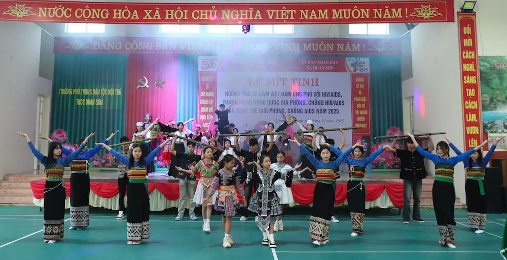 Mít tinh hưởng ứng 35 năm Việt Nam ứng phó với HIV/AIDS và Tháng hành động quốc gia phòng, chống HIV/AIDS năm 2025