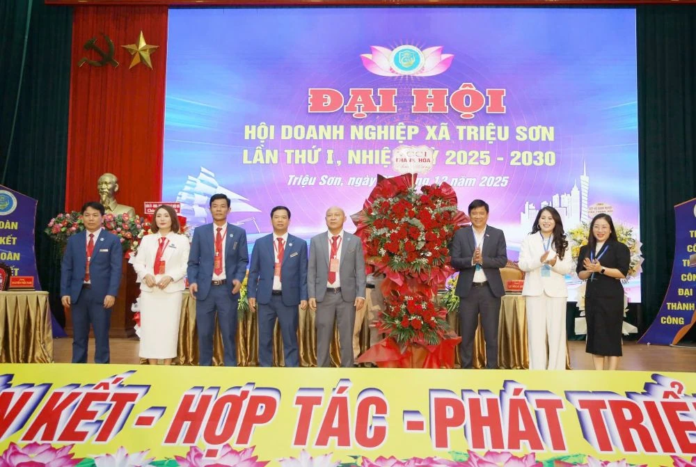 Đại hội Hội Doanh nghiệp xã Triệu Sơn nhiệm kỳ 2025-2030
