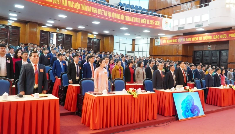 Phiên thứ nhất, Đại hội đại biểu Hội Nông dân tỉnh Thanh Hóa lần thứ XII, nhiệm kỳ 2025-2030