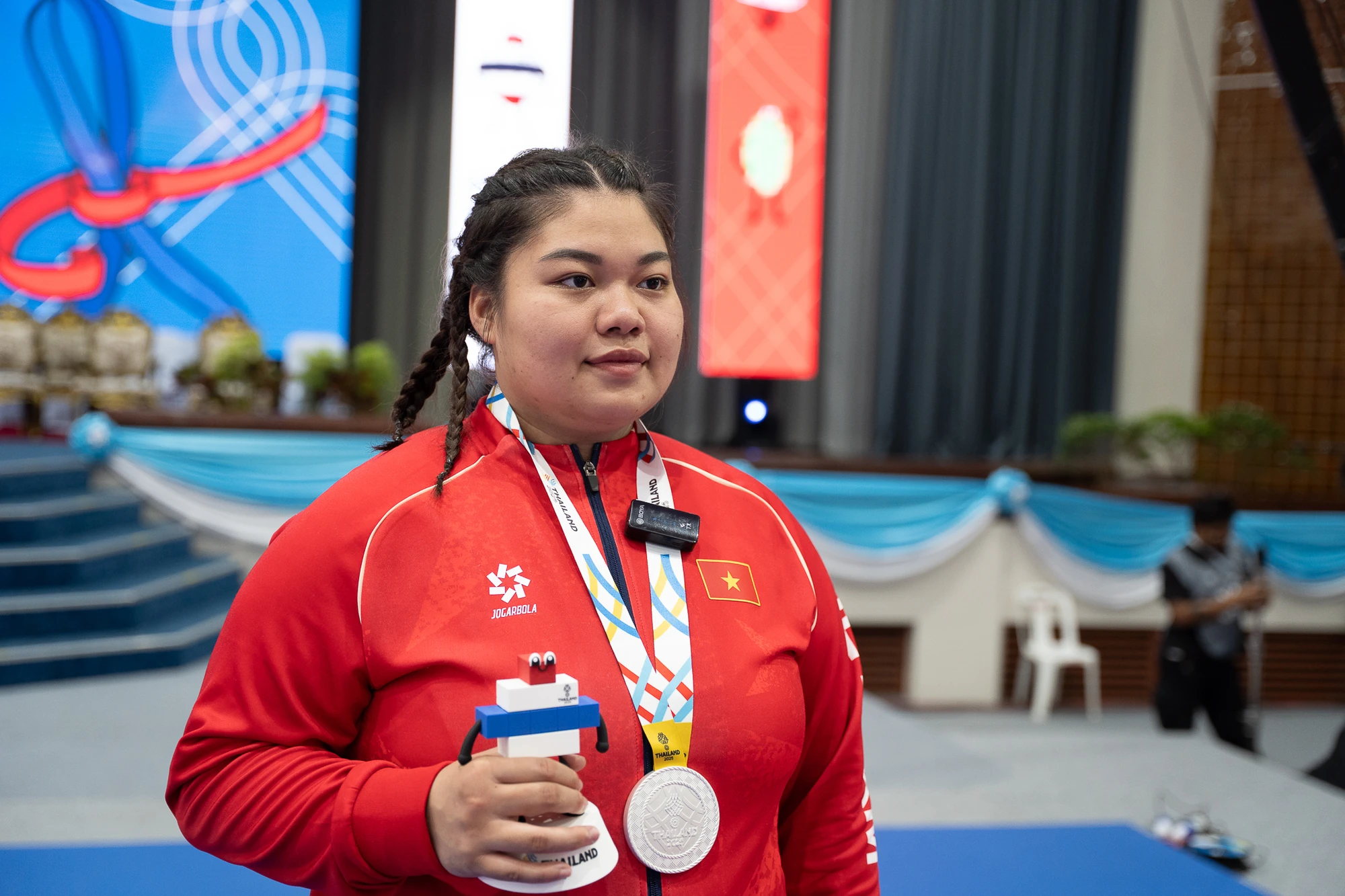 Những khoảnh khắc đầy cảm xúc của nữ võ sĩ Jujitsu xứ Thanh trong ngày giành HCB lịch sử