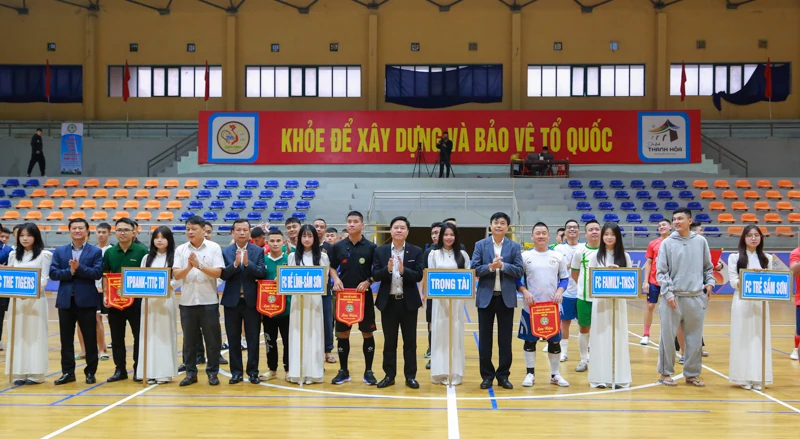 Khai mạc Giải bóng đá Futsal tỉnh Thanh Hóa năm 2025