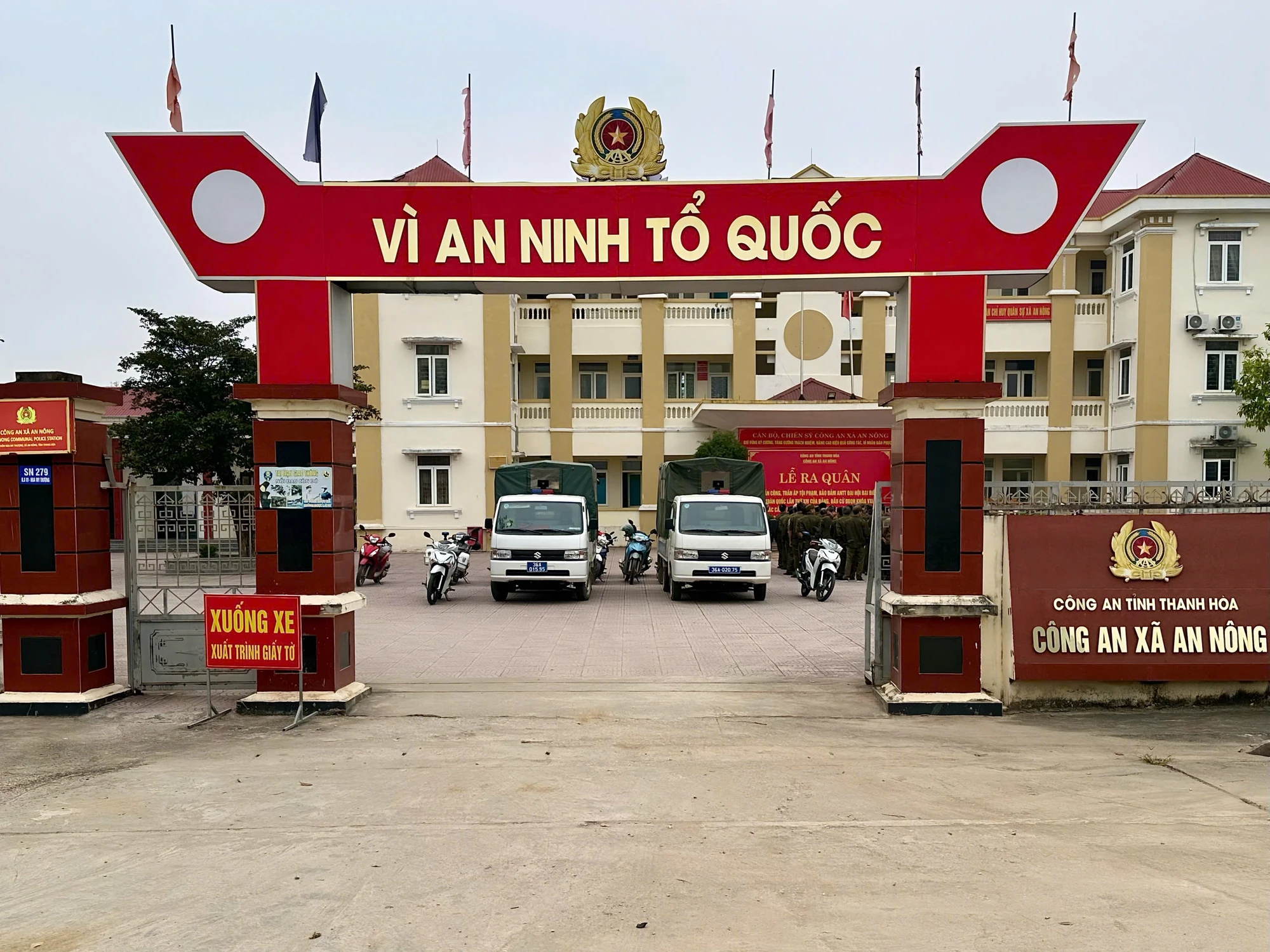 Công an xã An Nông ra quân tấn công, trấn áp tội phạm, bảo đảm ANTT