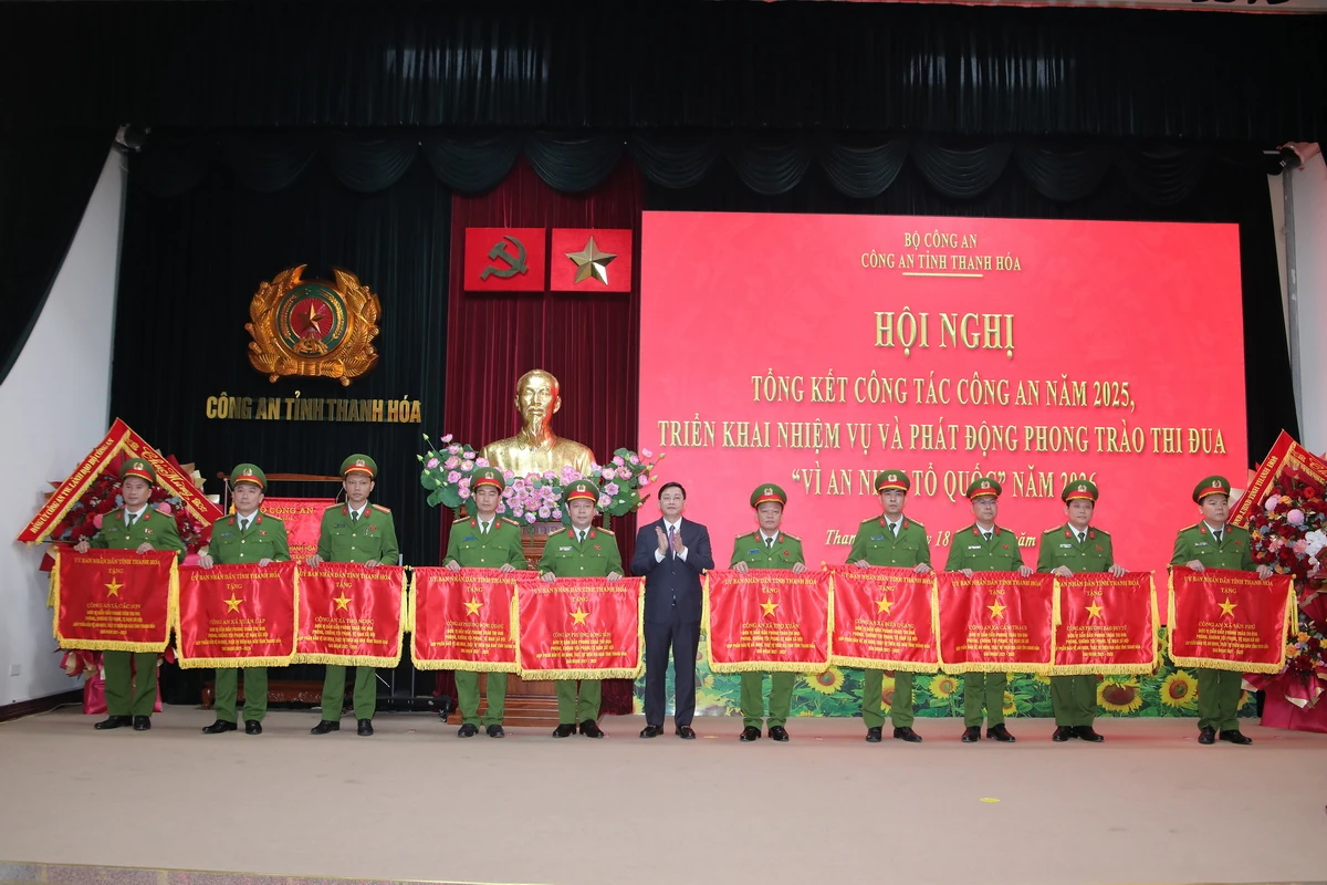Bảo đảm an ninh trật tự, an toàn xã hội, xây dựng lực lượng Công an Thanh Hóa chính quy, tinh nhuệ, hiện đại