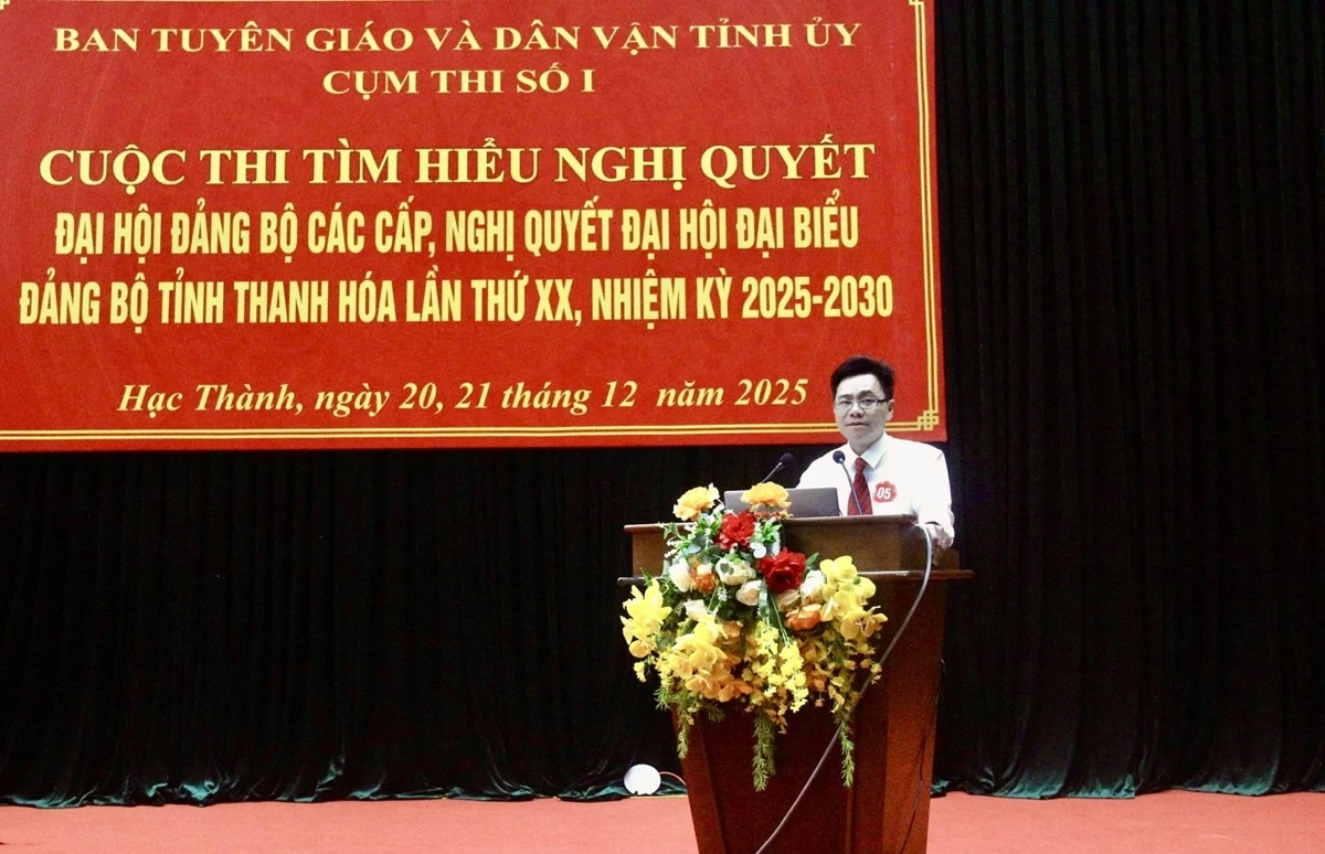 Cuộc thi tìm hiểu Nghị quyết Đại hội Đảng bộ các cấp - Cụm thi số I