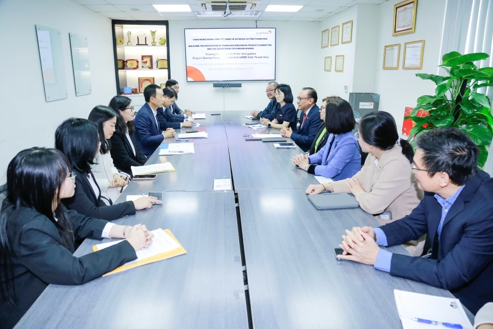 Phó Chủ tịch UBND tỉnh Lê Quang Hùng thăm và làm việc với Tổ chức World Vision International tại Việt Nam