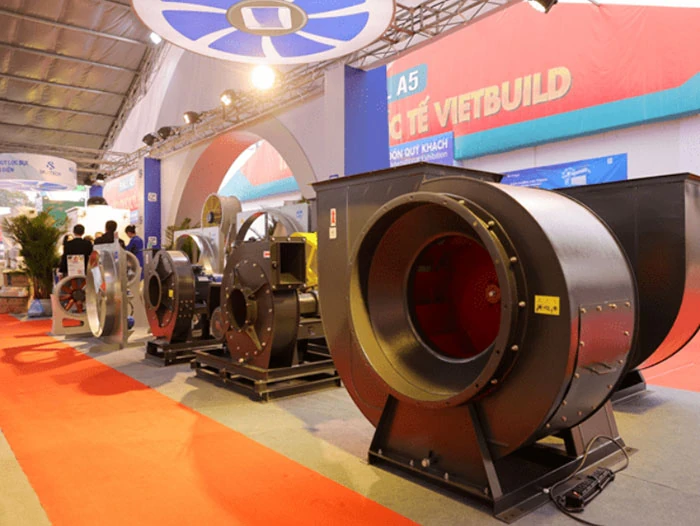 Quạt ly tâm Phú Đạt Vượng ứng dụng cho ngành công nghiệp gỗ đến dệt may