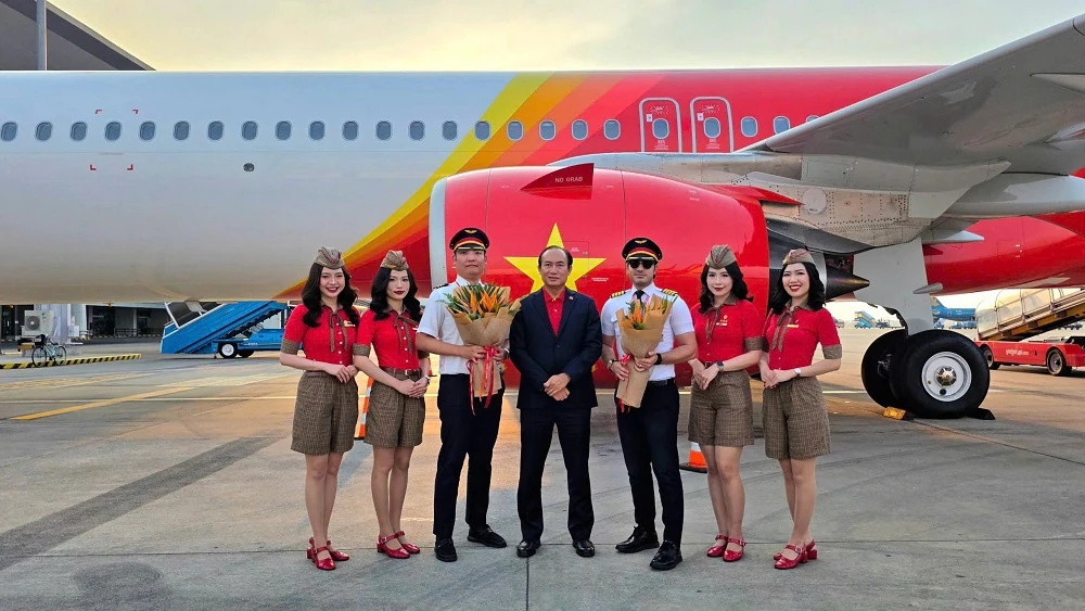 Thêm tàu bay mới, thêm chuyến bay: Vietjet sẵn sàng phục vụ cao điểm Tết 2026