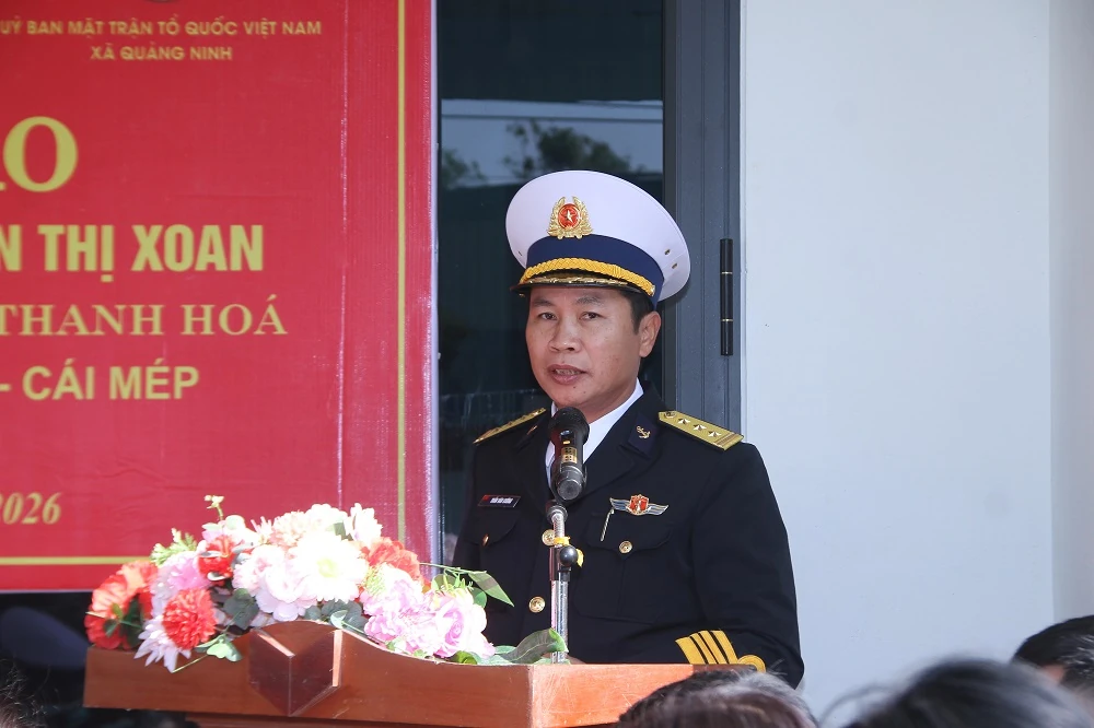 Công ty Cổ phần Tân Cảng - Cái Mép bàn giao 3 căn nhà tình nghĩa tại Thanh Hóa