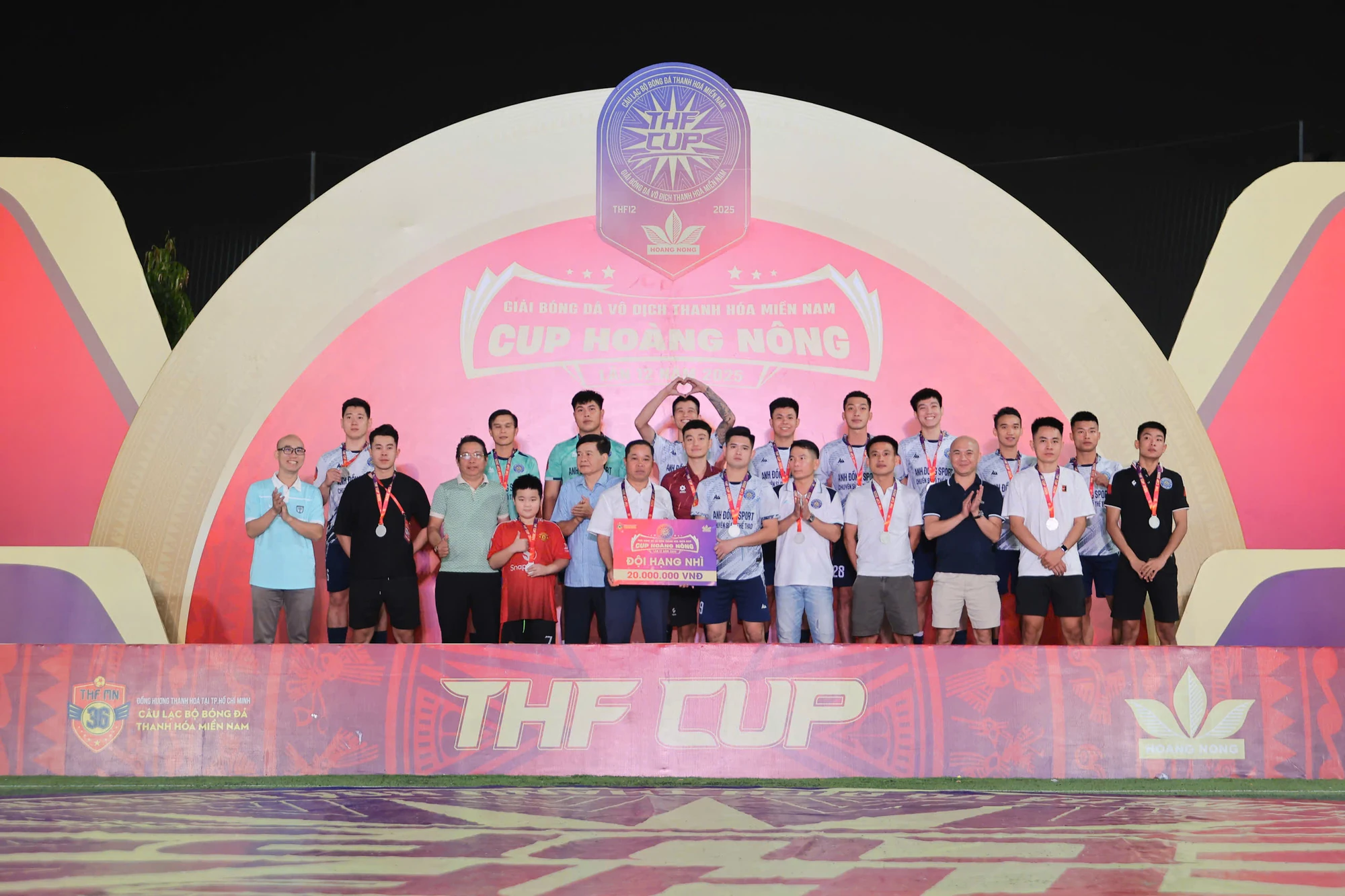 Nông Cống FC đăng quang Giải bóng đá vô địch Thanh Hoá miền Nam mùa 12