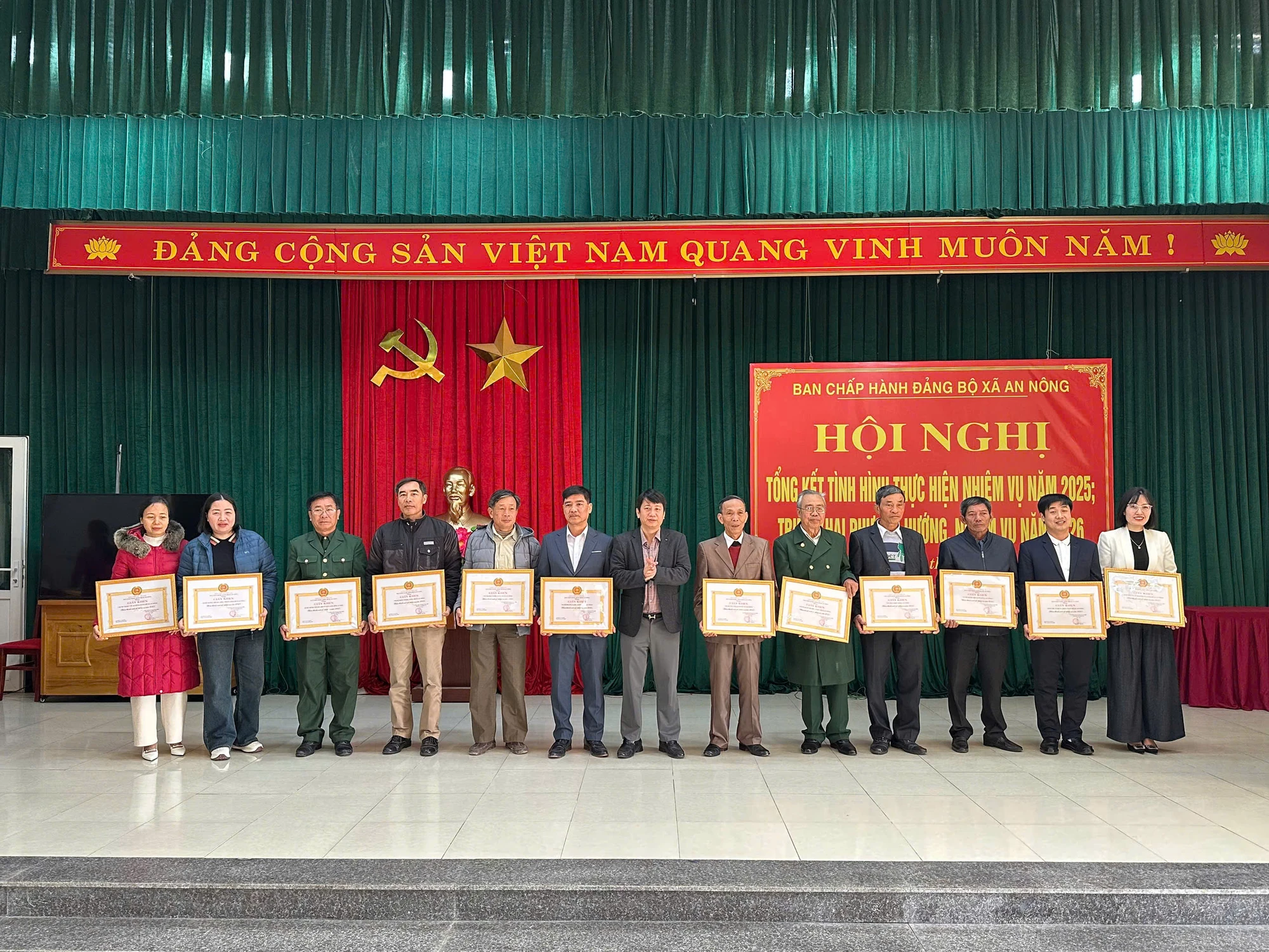 Đảng ủy xã An Nông phát huy đoàn kết, tháo gỡ khó khăn, huy động nguồn lực phát triển