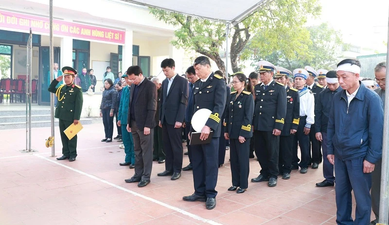 Lễ đón nhận và an táng hài cốt Liệt sỹ Nguyễn Văn Nông