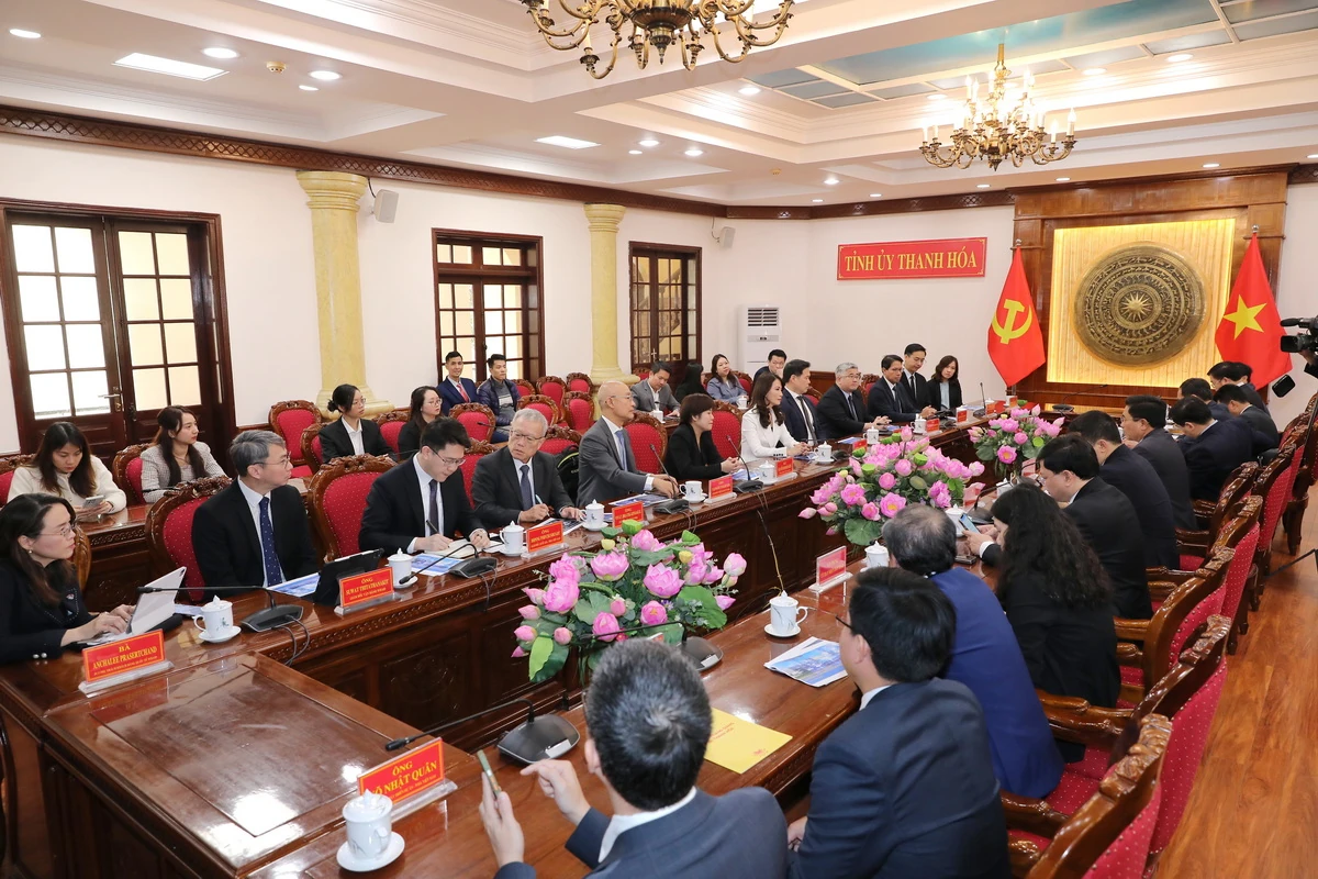 Phát huy thế mạnh, mở rộng hợp tác, góp phần thúc đẩy tăng trưởng của tỉnh Thanh Hóa