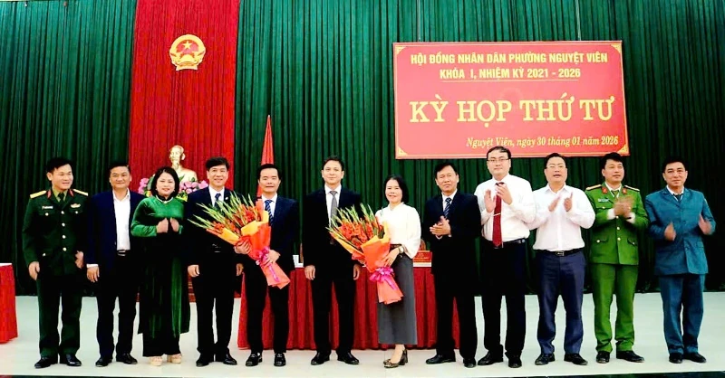 Phường Nguyệt Viên có tân Chủ tịch Ủy ban nhân dân