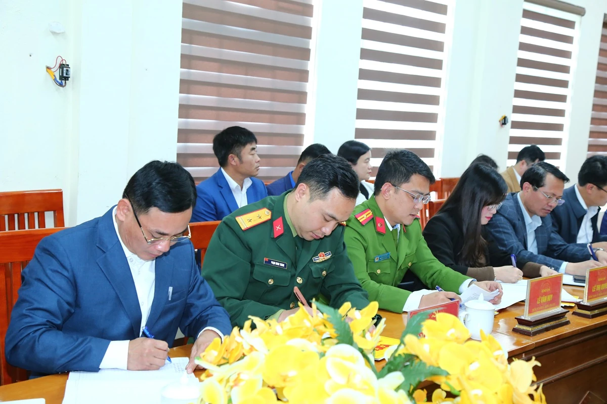 Xã Hóa Quỳ: Tập trung lãnh đạo, chỉ đạo thực hiện nhiệm vụ nhằm tạo xung lực mới cho phát triển