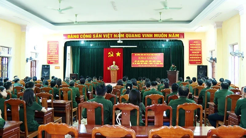 Tăng cường công tác giáo dục quốc phòng và an ninh năm 2026