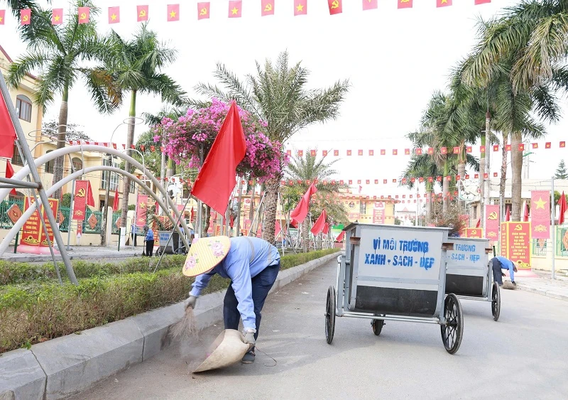 Xã Thiệu Hóa ra quân chỉnh trang môi trường, tạo diện mạo mới đón Xuân Bính Ngọ 2026