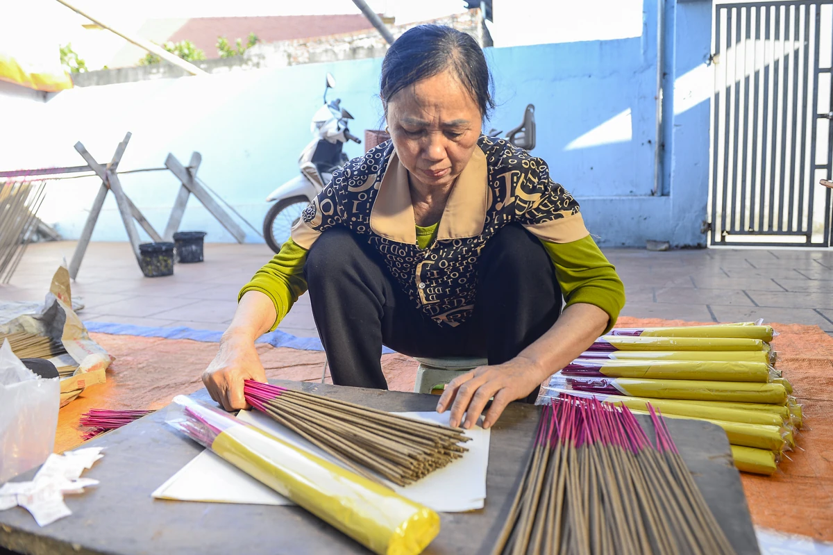 Có một làng nghề góp “mùi hương” thân quen vào ký ức Tết