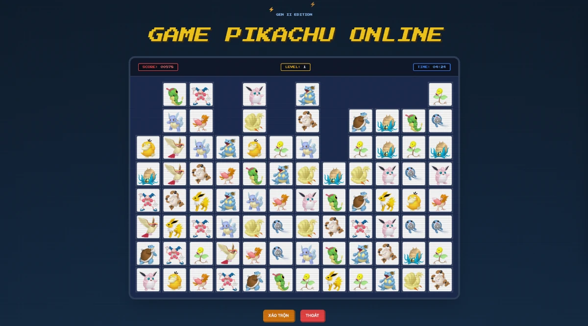 Đánh giá GamePikachu.io – Phiên bản Pikachu 2026 có gì mà khiến giới văn phòng phát sốt?