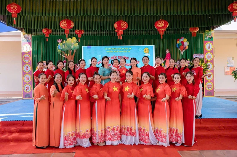 Trường mầm non Nga An: Nơi ươm mầm tương lai