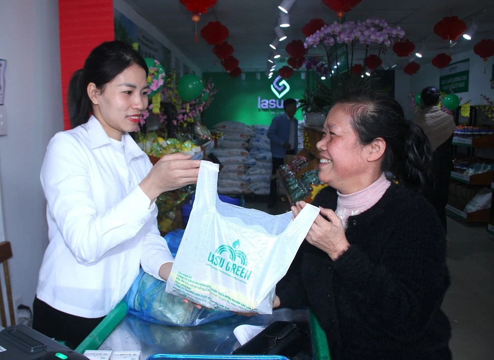 Thêm 2 Cửa hàng giới thiệu rau quả sạch Lam Sơn tại trung tâm phường Hạc Thành đi vào hoạt động