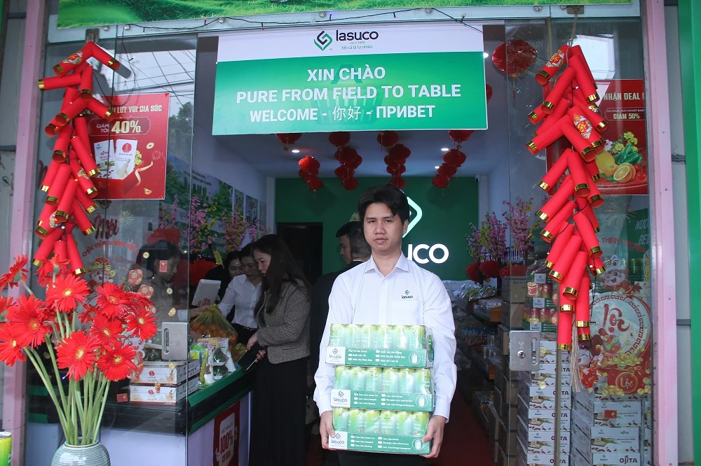 Thêm 2 Cửa hàng giới thiệu rau quả sạch Lam Sơn tại trung tâm phường Hạc Thành đi vào hoạt động