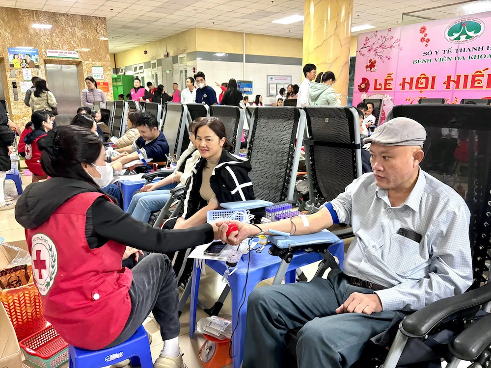 Mở đầu chuỗi chương trình hiến máu tình nguyện ngành Y tế tỉnh Thanh Hóa năm 2026