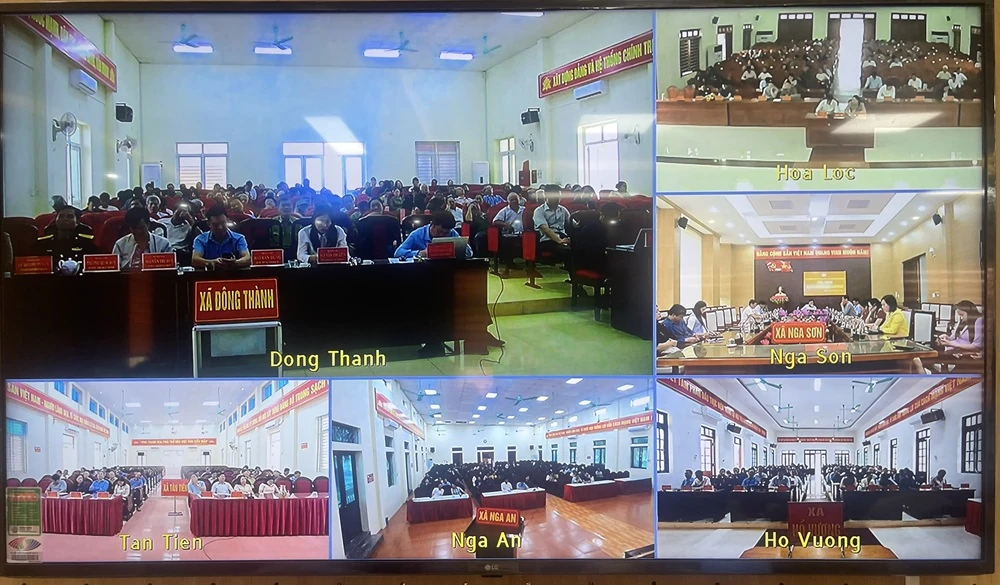 Hội nghị tiếp xúc cử tri, vận động bầu cử với những người ứng cử ĐBQH khóa XVI tại đơn vị bầu cử số 2