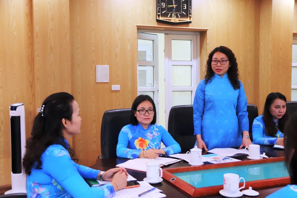 Sinh hoạt chính trị chủ đề “Phụ nữ gửi trọn niềm tin qua lá phiếu”