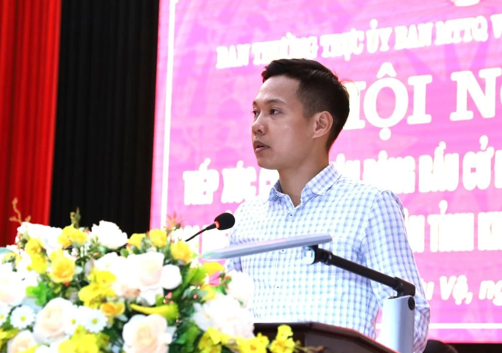 Ứng cử viên đại biểu HĐND tỉnh tiếp xúc cử tri đơn vị bầu cử số 17