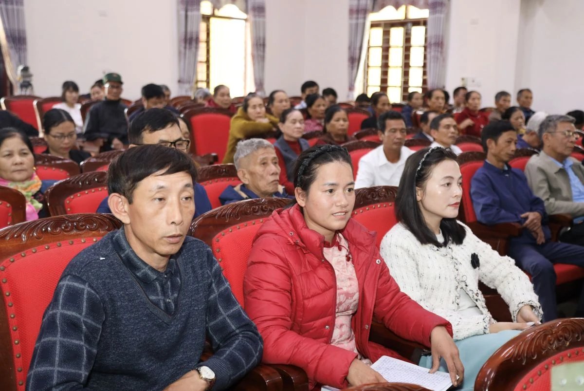 Ứng cử viên đại biểu HĐND tỉnh tiếp xúc cử tri 8 xã thuộc đơn vị bầu cử số 19