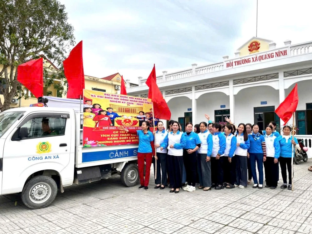 Phụ nữ Thanh Hóa tích cực tuyên truyền về cuộc bầu cử, lan tỏa trách nhiệm công dân