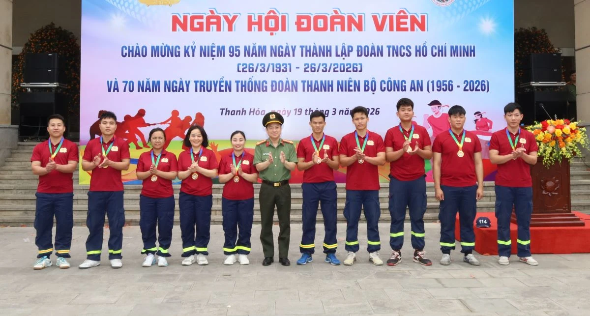 Sôi nổi “Ngày hội đoàn viên” tại Công an tỉnh Thanh Hóa