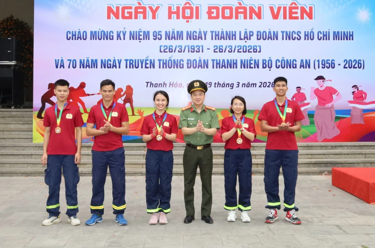 Sôi nổi “Ngày hội đoàn viên” tại Công an tỉnh Thanh Hóa