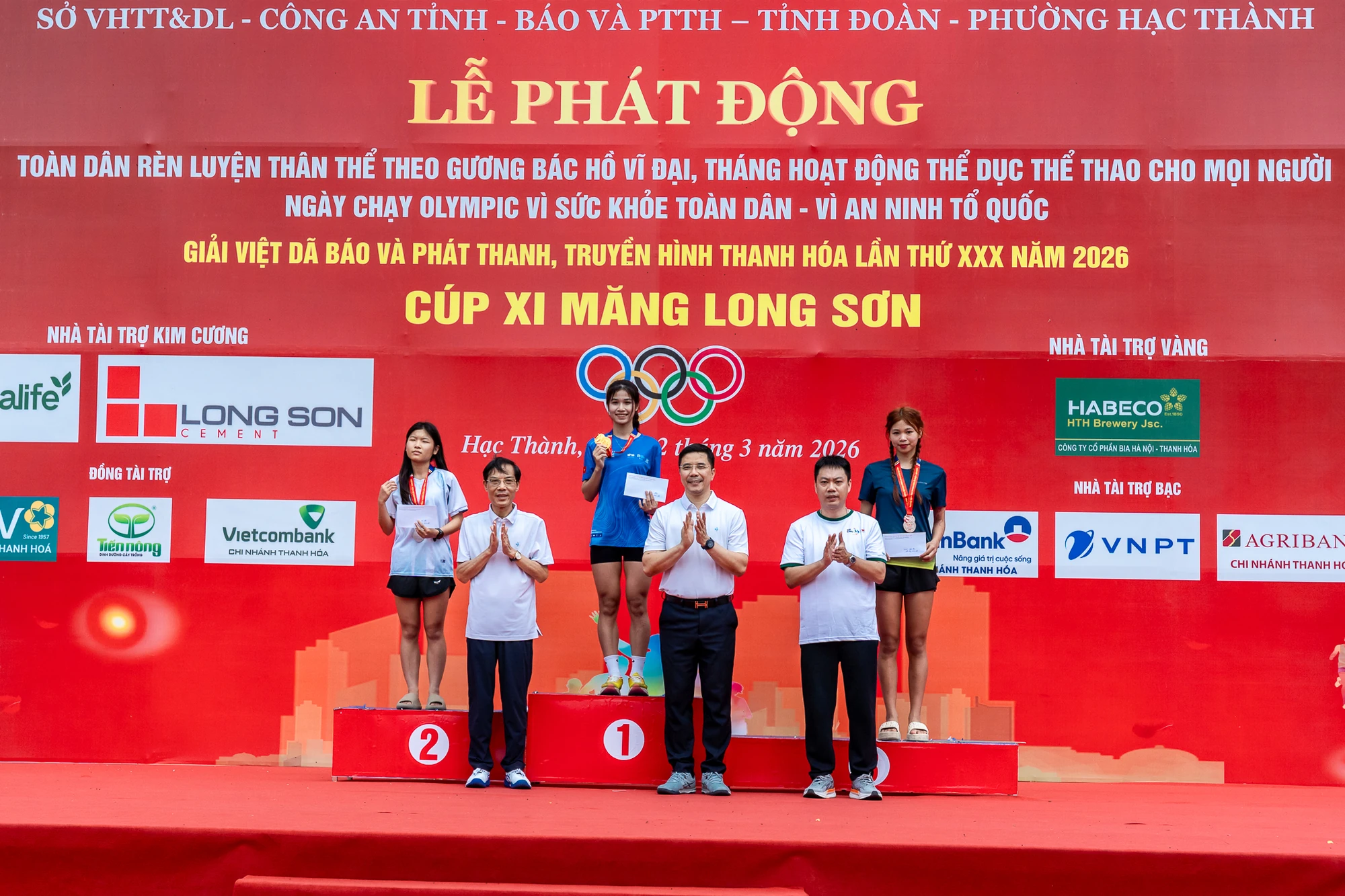 Vinh danh các cá nhân, tập thể xuất sắc tại Giải việt dã Báo và Phát thanh, truyền hình Thanh Hóa lần thứ XXX năm 2026 – Cúp Xi măng Long Sơn