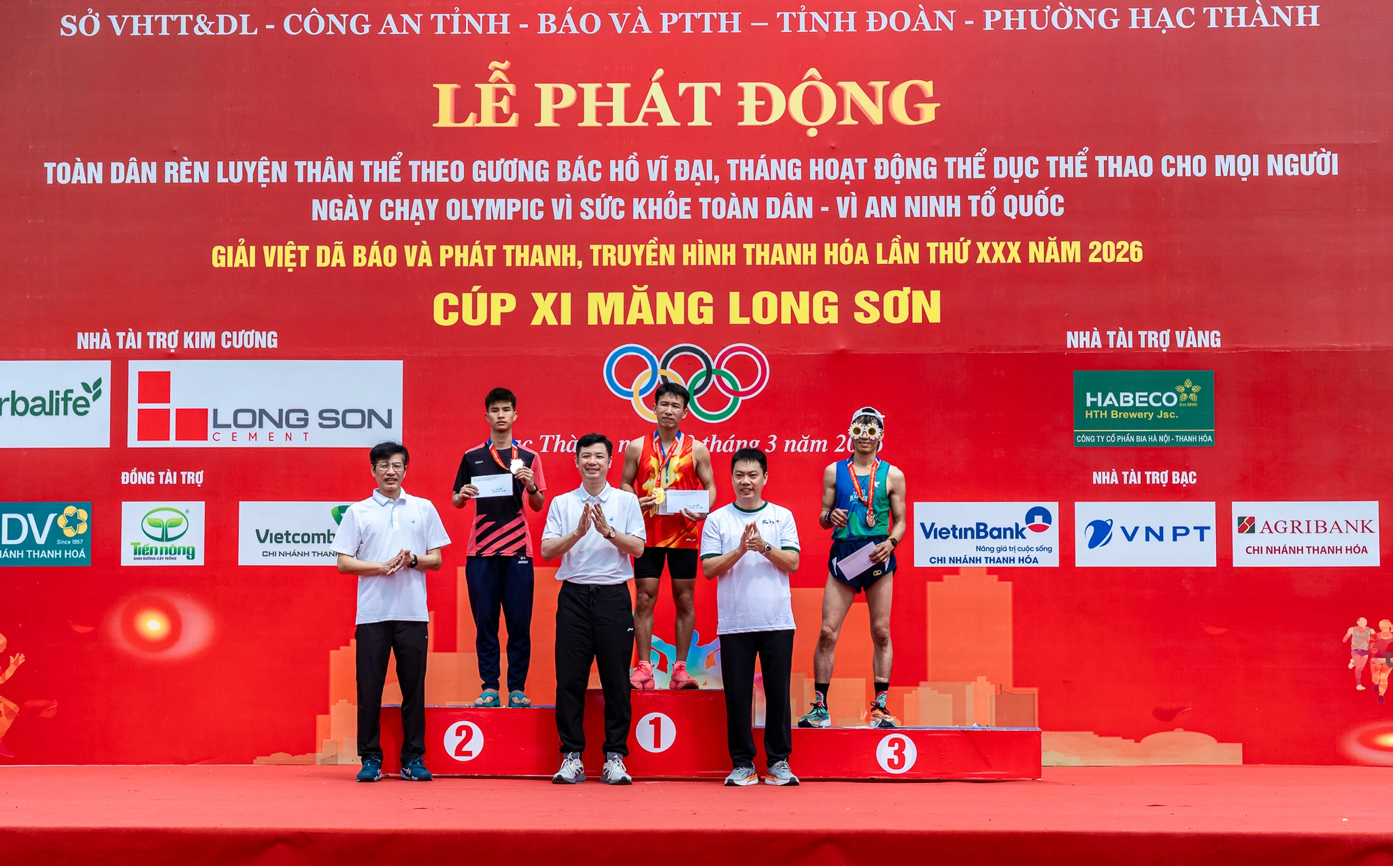 Vinh danh các cá nhân, tập thể xuất sắc tại Giải việt dã Báo và Phát thanh, truyền hình Thanh Hóa lần thứ XXX năm 2026 – Cúp Xi măng Long Sơn