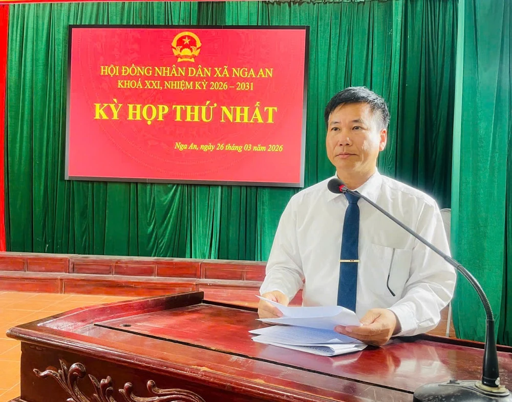 Kỳ họp thứ Nhất HĐND xã Nga An khóa XXI, nhiệm kỳ 2026-2031