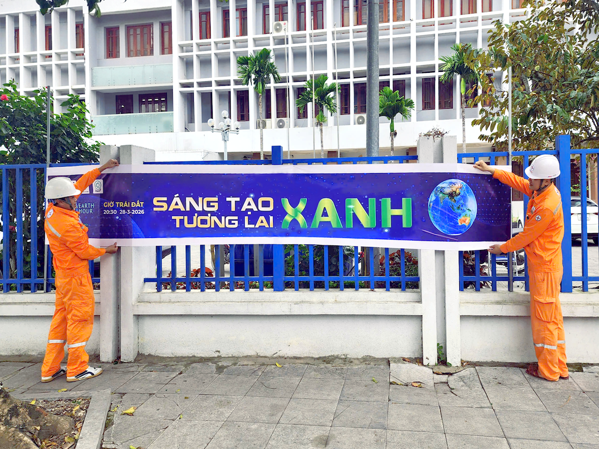 Công ty Điện lực Thanh Hóa lan tỏa thông điệp Giờ Trái đất 2026 gắn với bảo đảm an ninh năng lượng quốc gia