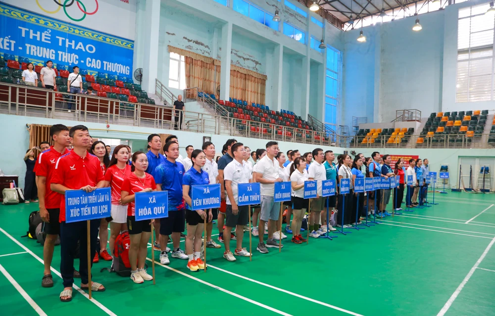 Hơn 200 VĐV tham gia Hội thao kỷ niệm 80 năm thành lập ngành Thể dục thể thao