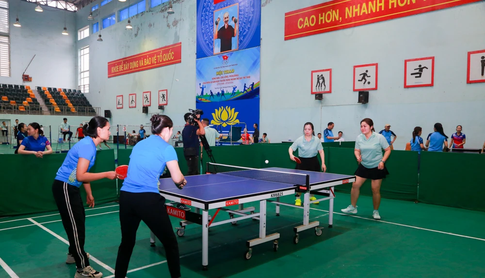 Hơn 200 VĐV tham gia Hội thao kỷ niệm 80 năm thành lập ngành Thể dục thể thao