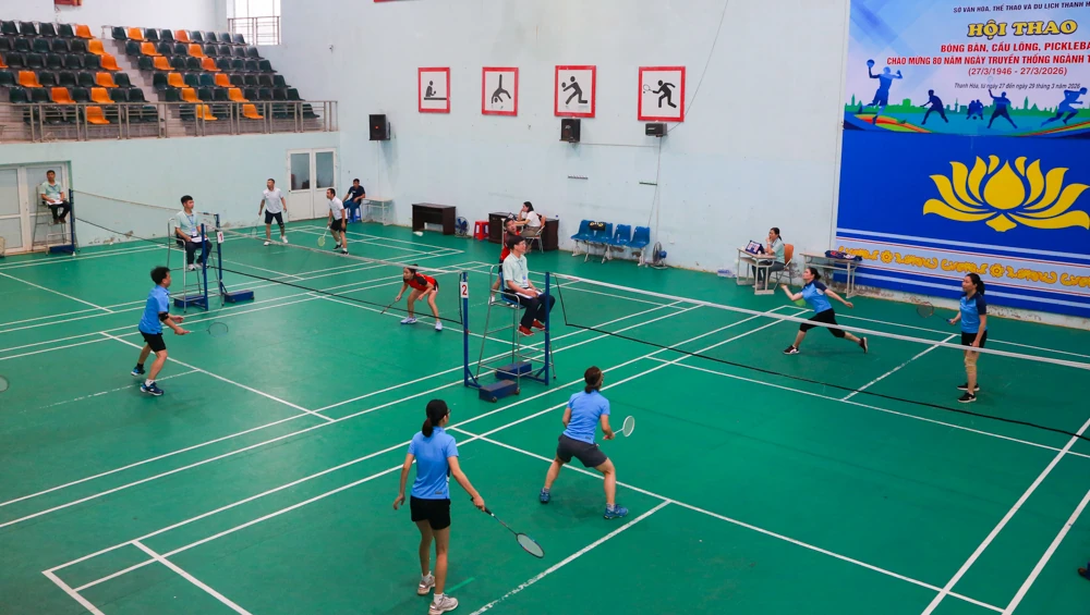 Hơn 200 VĐV tham gia Hội thao kỷ niệm 80 năm thành lập ngành Thể dục thể thao