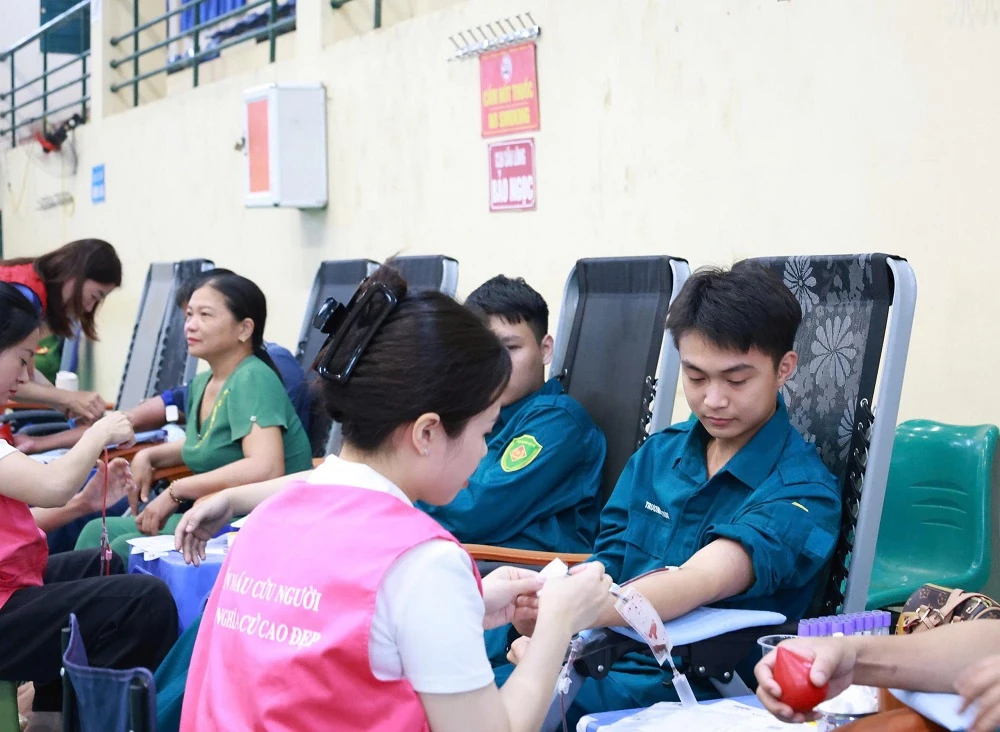 Xã Thiệu Hóa tổ chức Ngày hội hiến máu tình nguyện năm 2026