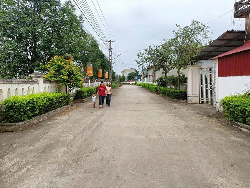 Phong trào xây dựng khu dân cư sáng - xanh - sạch - đẹp - an toàn ở Định Hòa