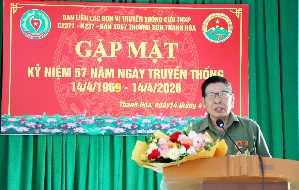 Đơn vị truyền thống Cựu TNXP C2371-N237 gặp mặt kỷ niệm ngày nhập ngũ