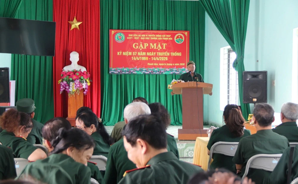 Đơn vị truyền thống Cựu TNXP C2371-N237 gặp mặt kỷ niệm ngày nhập ngũ