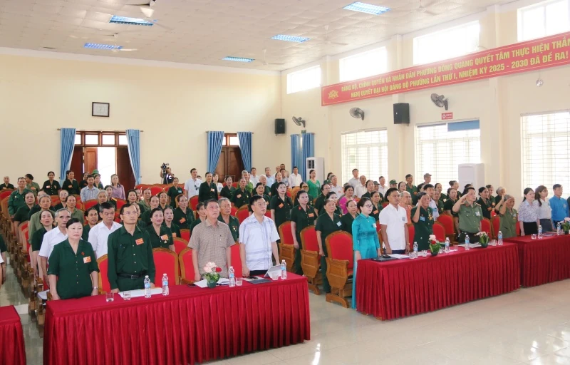 Đoàn kết, nghĩa tình xây dựng Hội Cựu TNXP phường Đông Quang vững mạnh